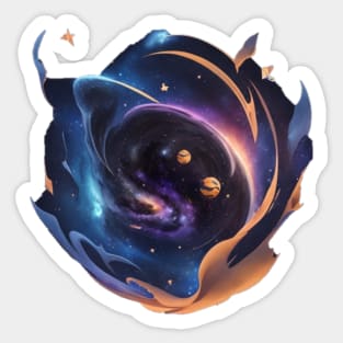 Milky Way galaxy Sticker